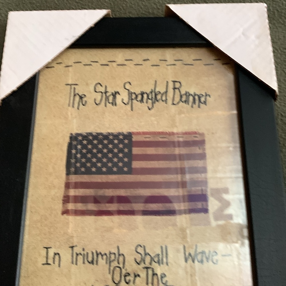 Vicki Huffman framed prints. The Star Spangled Banner & I Pledge Allegiance - Picture 2 of 8